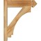 Ekena Millwork Imperial Rough Sawn Arts and Crafts Outlooker, Western Red Cedar, 6"W x 20"D x 24"H OUT06X20X24IMP03RWR - alternate 2